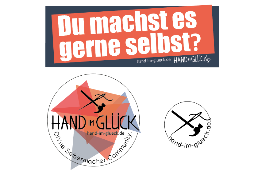 Hand im Glück Aufkleber Charlev